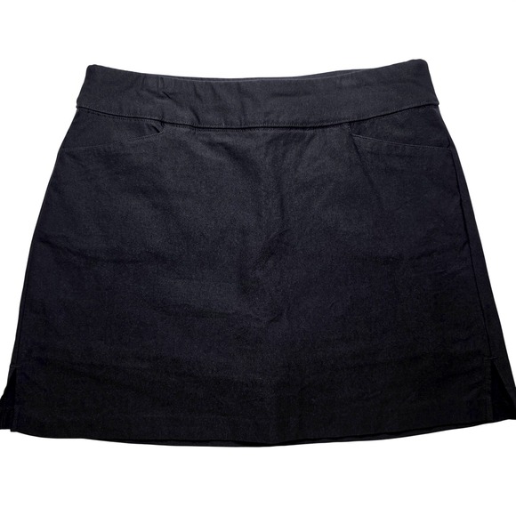 Lady Hagen Pants - Lady Hagen Womens Size 12 Golf Skort Black Stretch Pull On Pockets